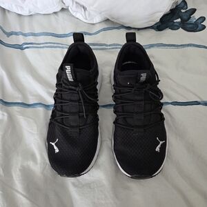 Puma Black Athletic Sneakers W/ Softfoam Insoles